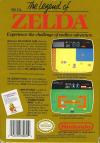 Legend of Zelda, The Box Art Back